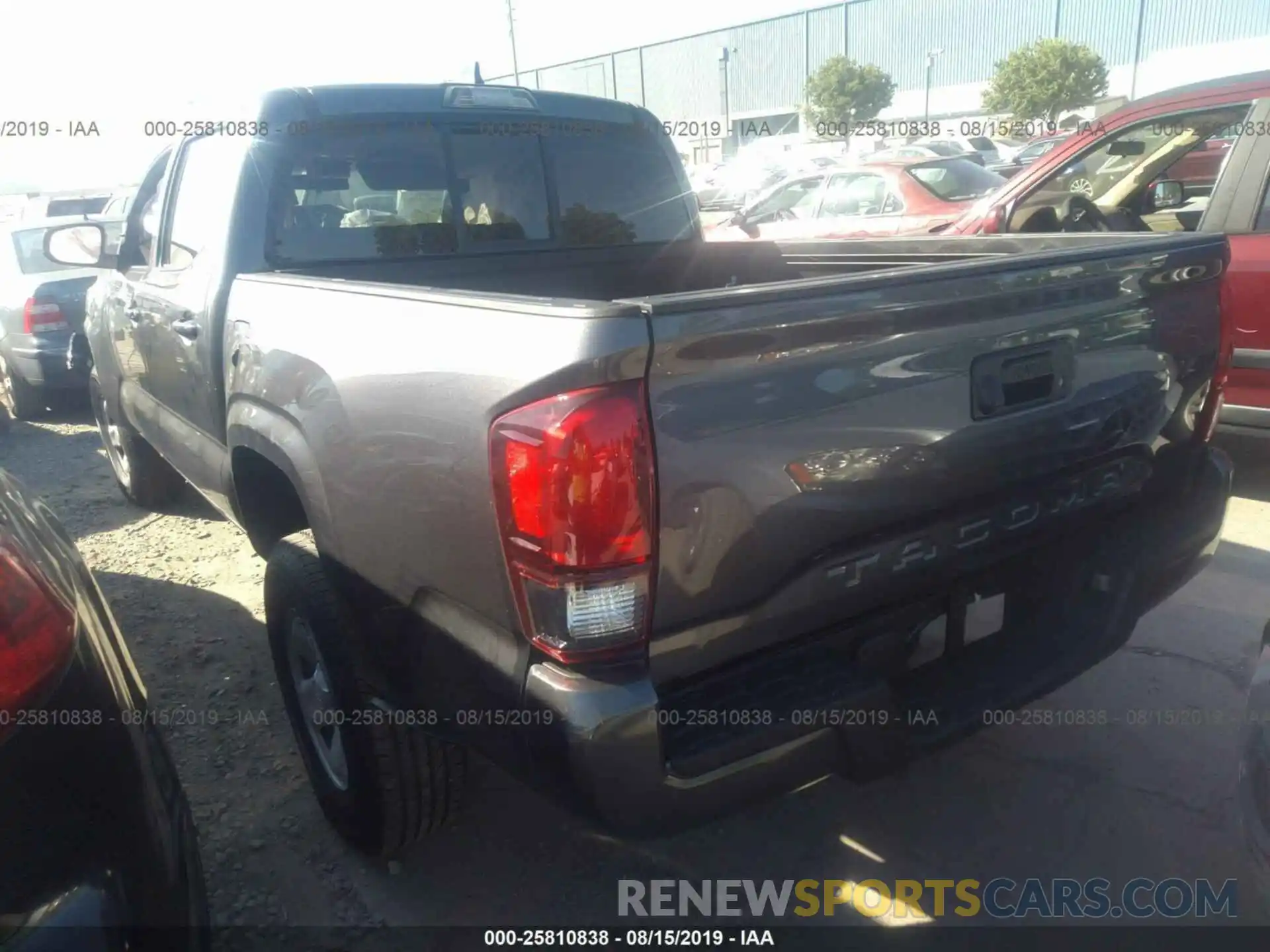 3 Photograph of a damaged car 5TFAX5GN0KX154460 TOYOTA TACOMA 2019