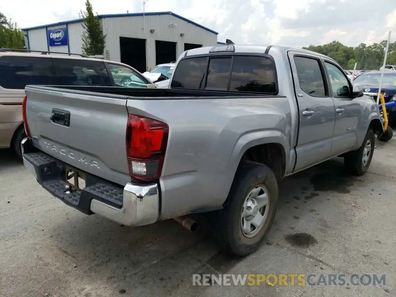 4 Photograph of a damaged car 5TFAX5GN0KX154619 TOYOTA TACOMA 2019