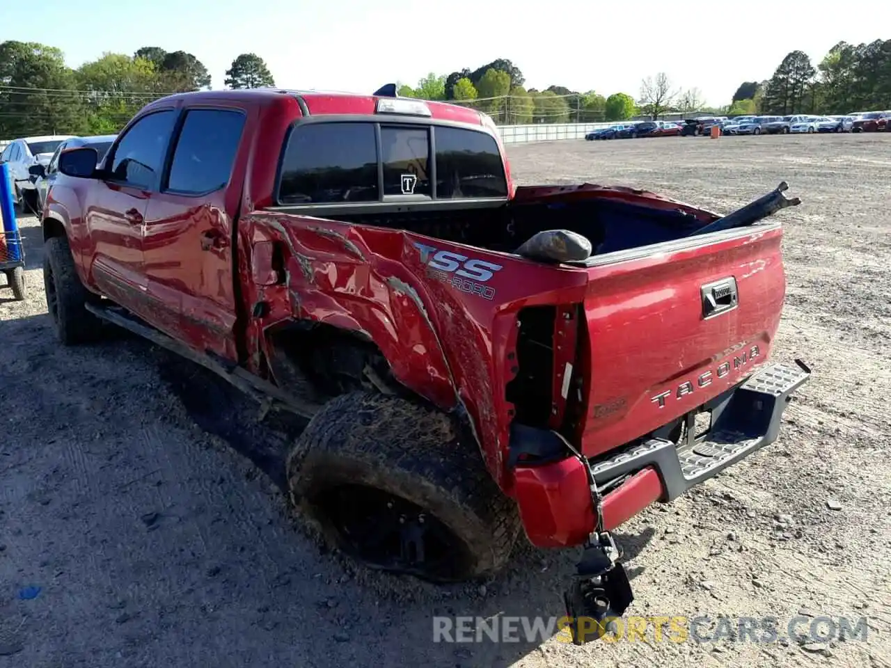 3 Photograph of a damaged car 5TFAX5GN0KX156791 TOYOTA TACOMA 2019