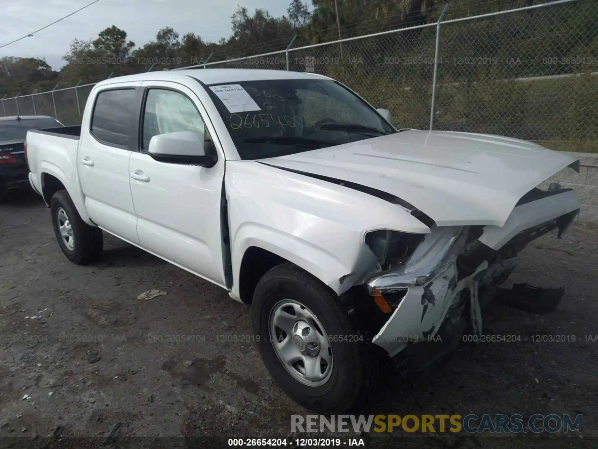 1 Фотография поврежденного автомобиля 5TFAX5GN0KX159027 TOYOTA TACOMA 2019