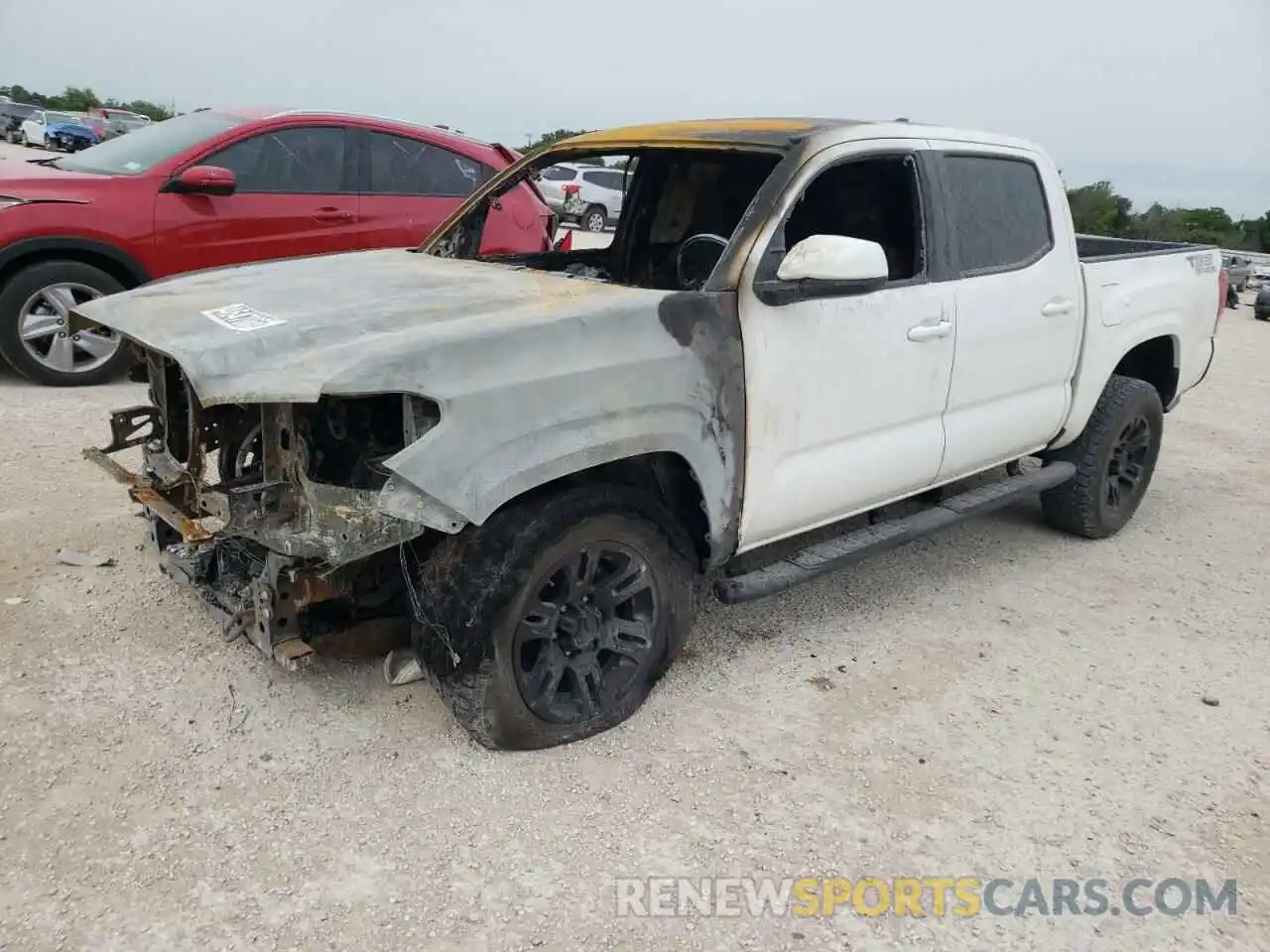 2 Photograph of a damaged car 5TFAX5GN0KX160050 TOYOTA TACOMA 2019