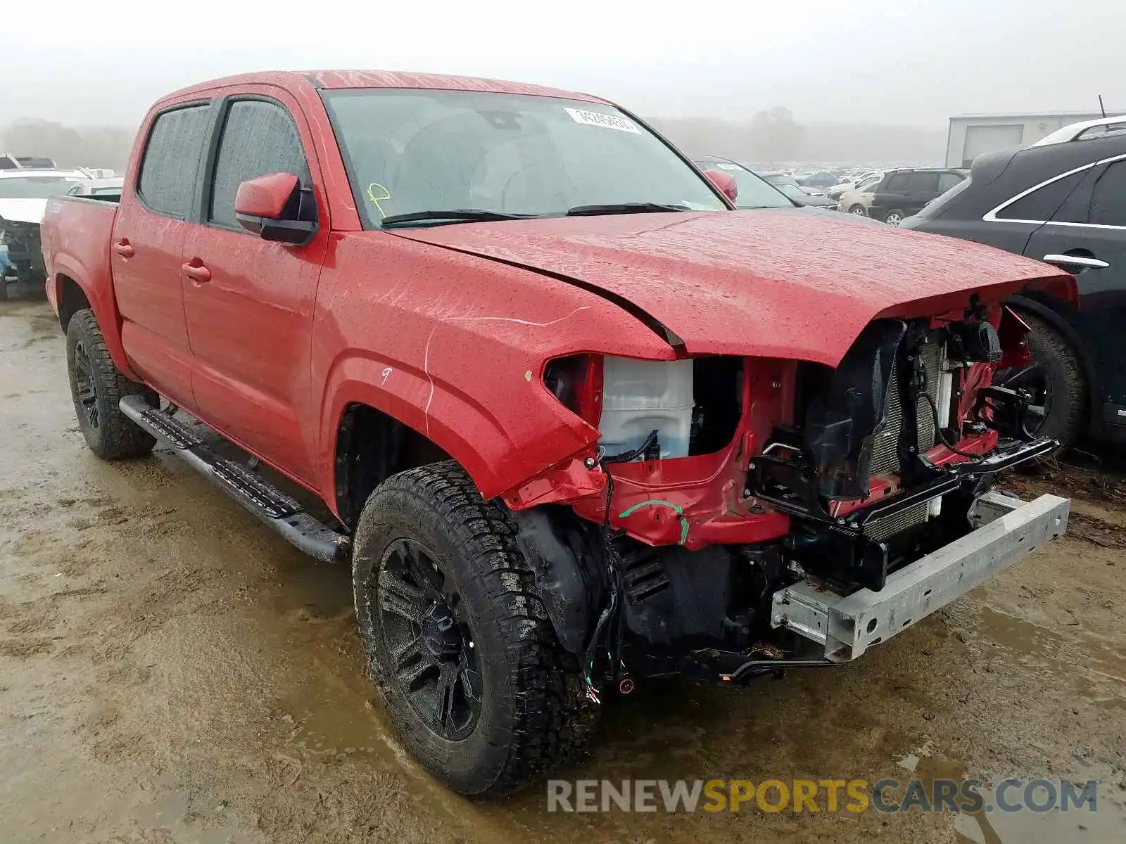 1 Photograph of a damaged car 5TFAX5GN1KX133259 TOYOTA TACOMA 2019