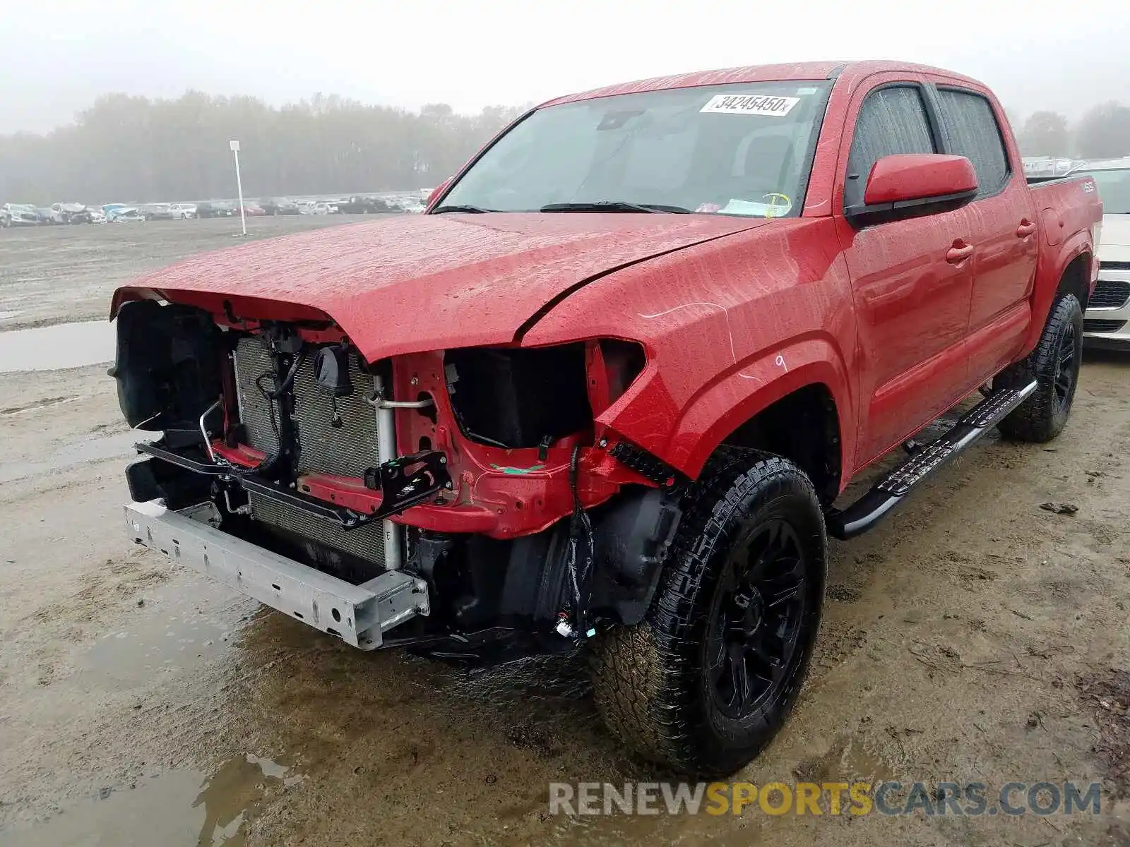 2 Photograph of a damaged car 5TFAX5GN1KX133259 TOYOTA TACOMA 2019