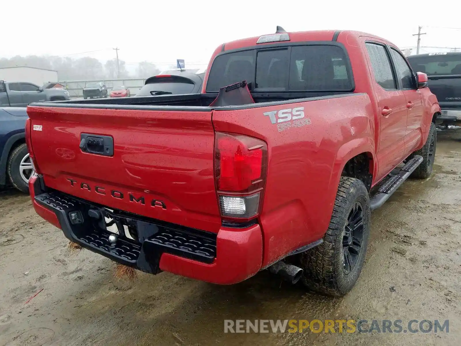 4 Photograph of a damaged car 5TFAX5GN1KX133259 TOYOTA TACOMA 2019