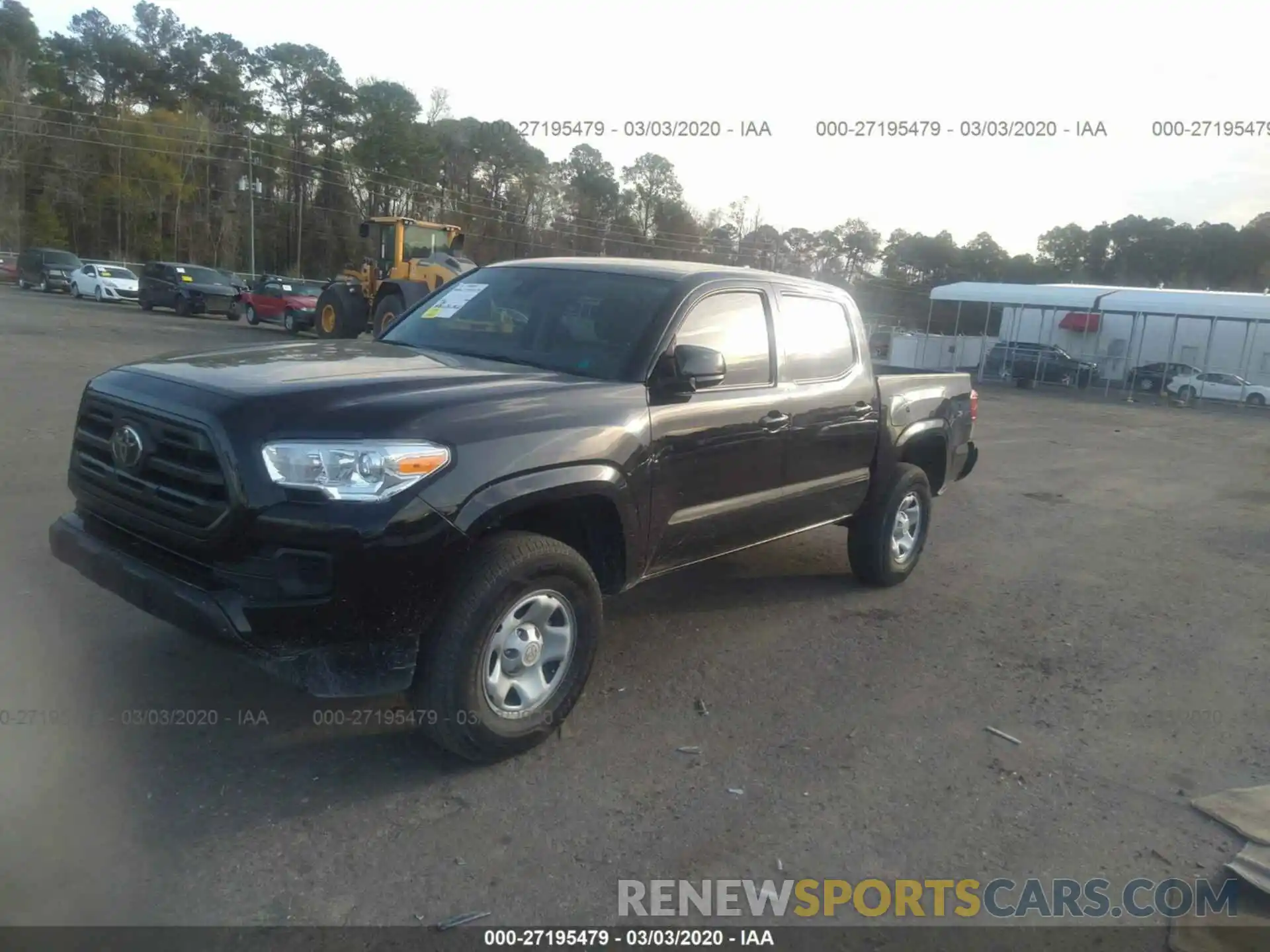 2 Photograph of a damaged car 5TFAX5GN1KX134539 TOYOTA TACOMA 2019