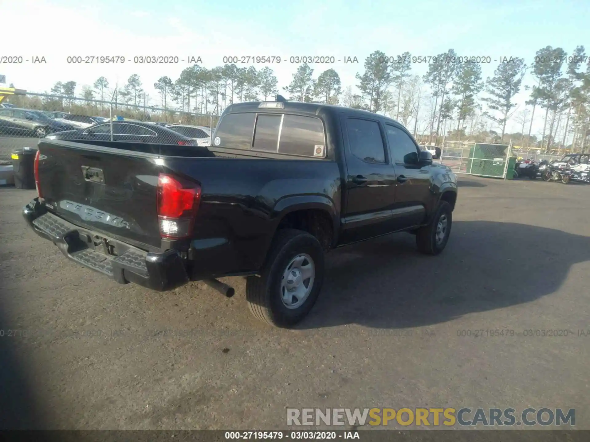 4 Photograph of a damaged car 5TFAX5GN1KX134539 TOYOTA TACOMA 2019