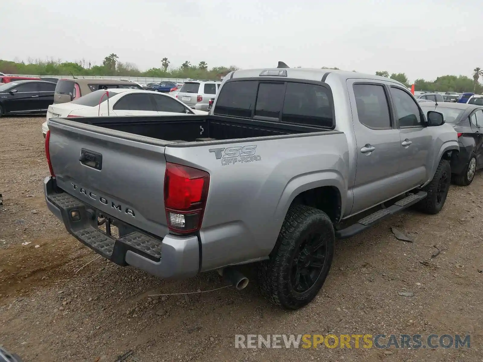 4 Photograph of a damaged car 5TFAX5GN1KX134847 TOYOTA TACOMA 2019