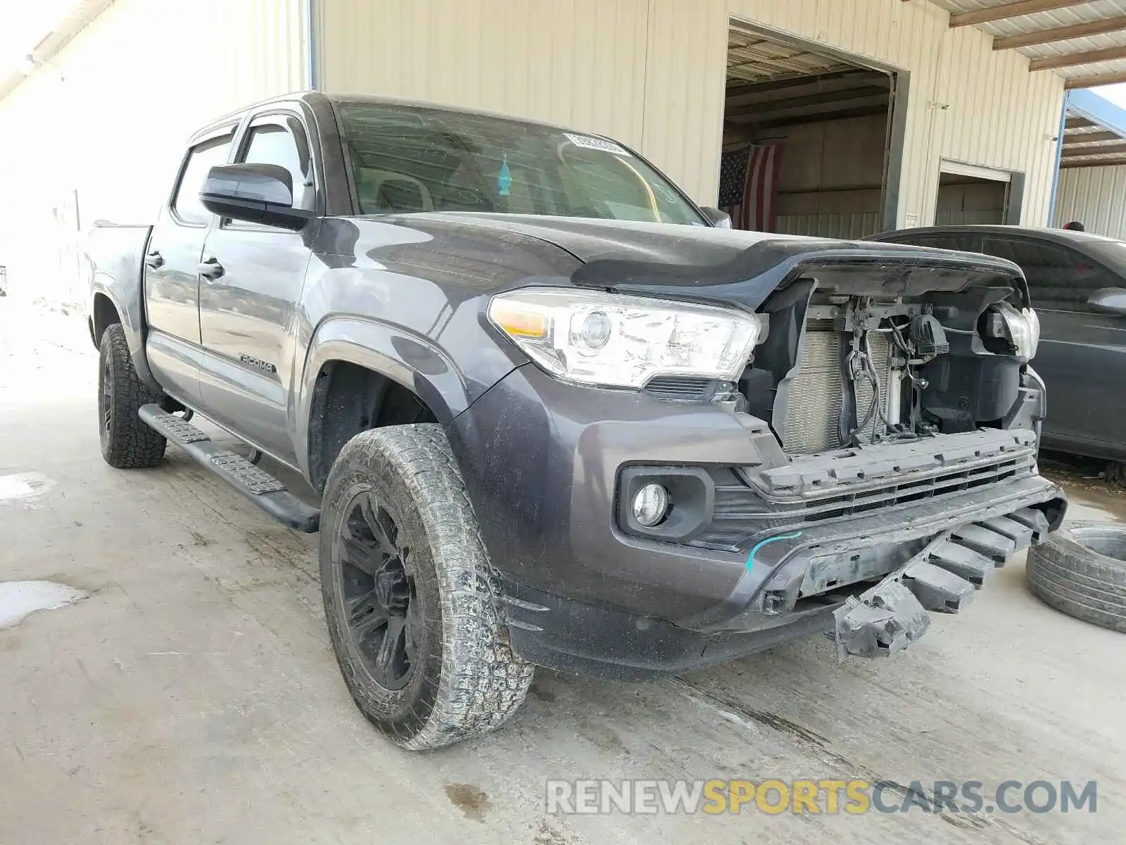 1 Photograph of a damaged car 5TFAX5GN1KX137814 TOYOTA TACOMA 2019