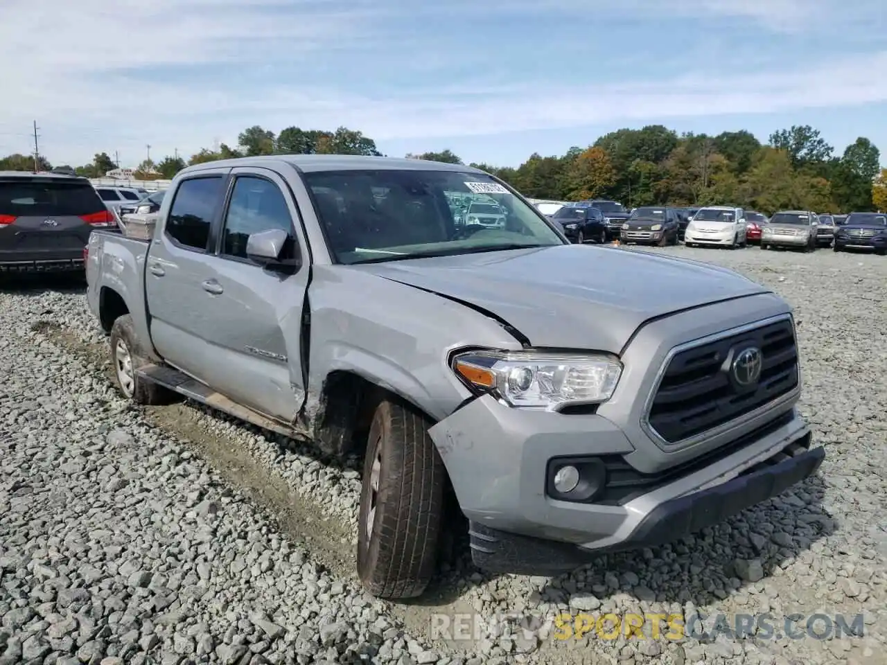 1 Photograph of a damaged car 5TFAX5GN1KX141250 TOYOTA TACOMA 2019