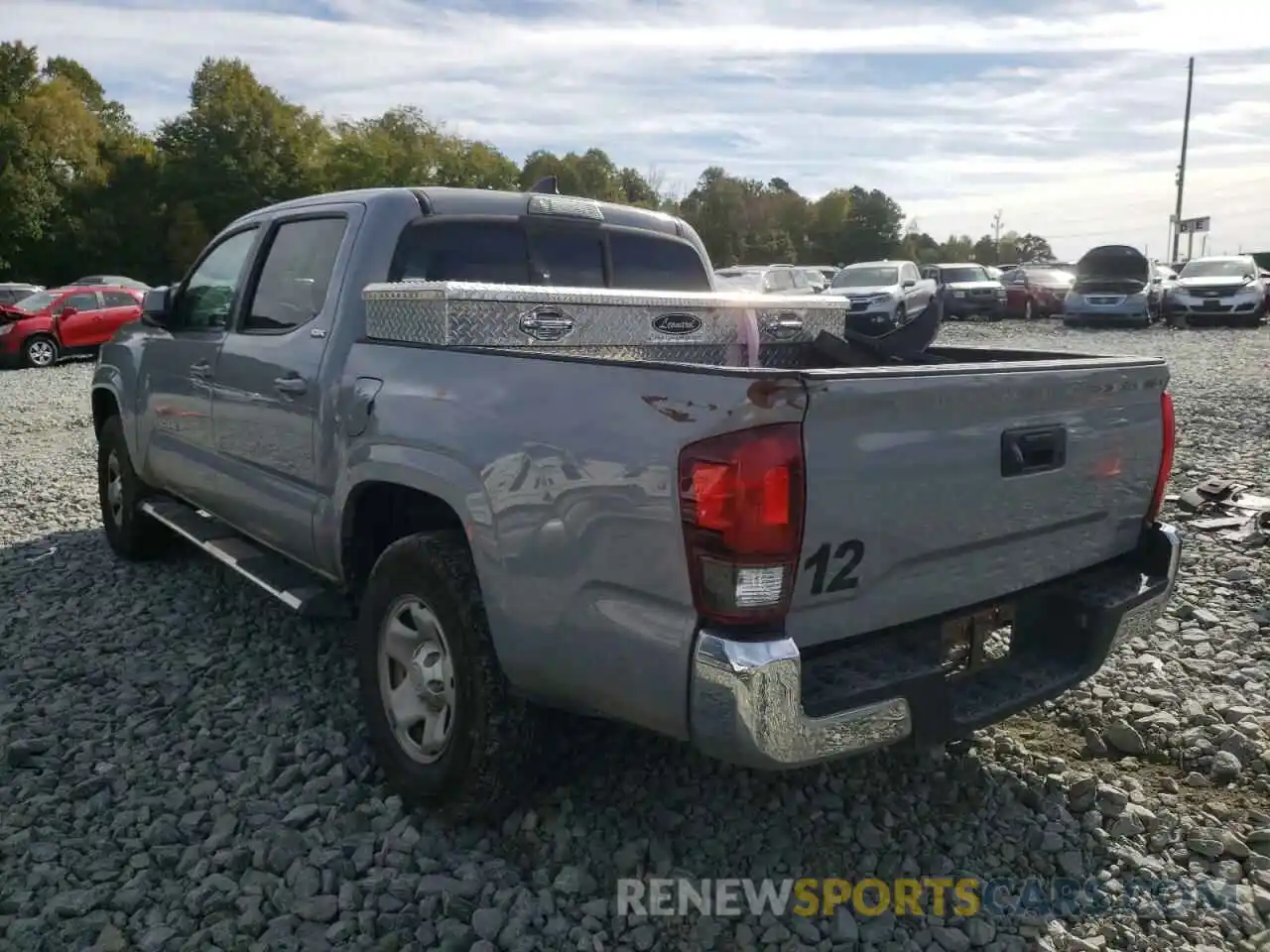 3 Photograph of a damaged car 5TFAX5GN1KX141250 TOYOTA TACOMA 2019