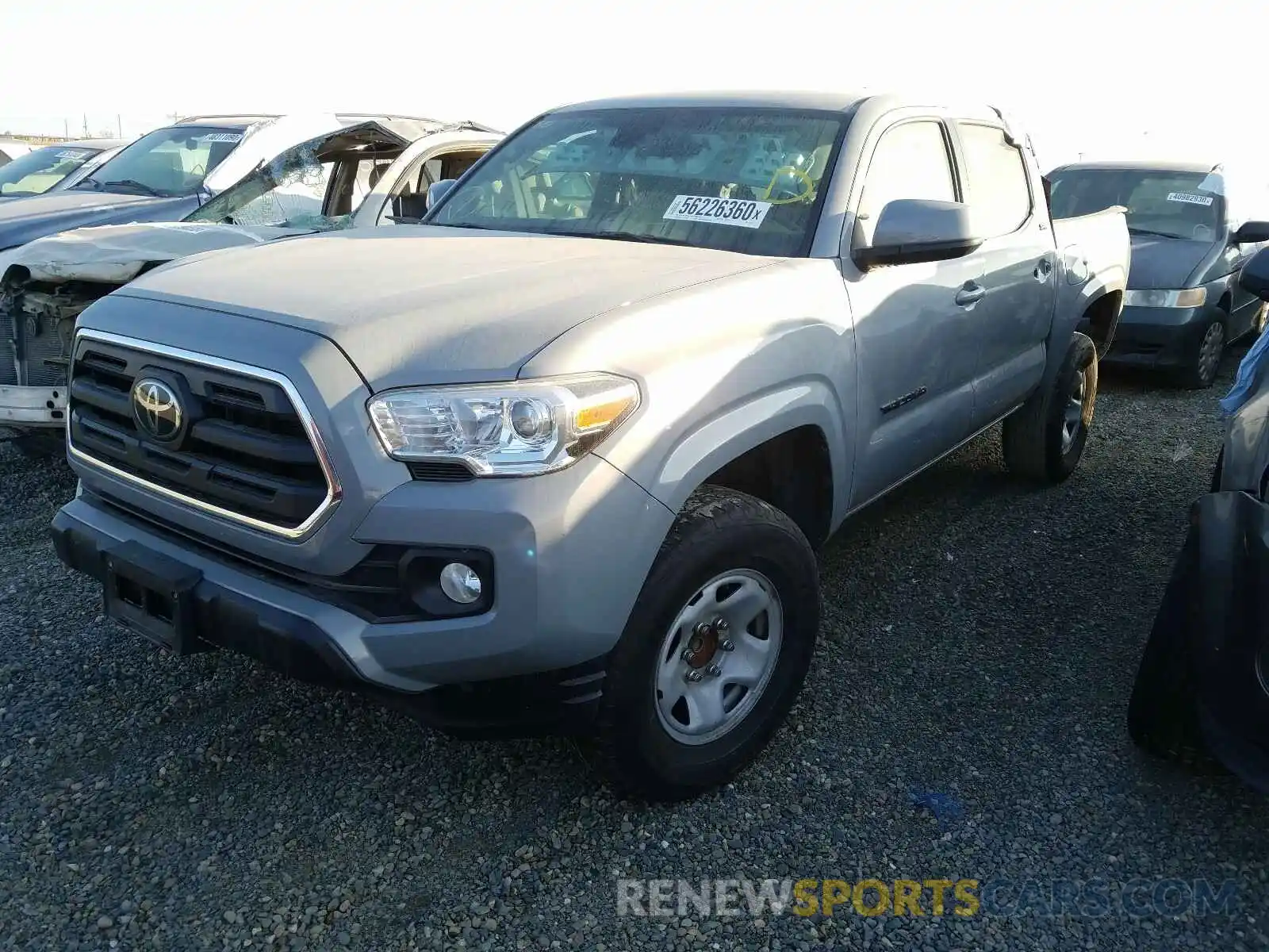 2 Photograph of a damaged car 5TFAX5GN1KX142222 TOYOTA TACOMA 2019