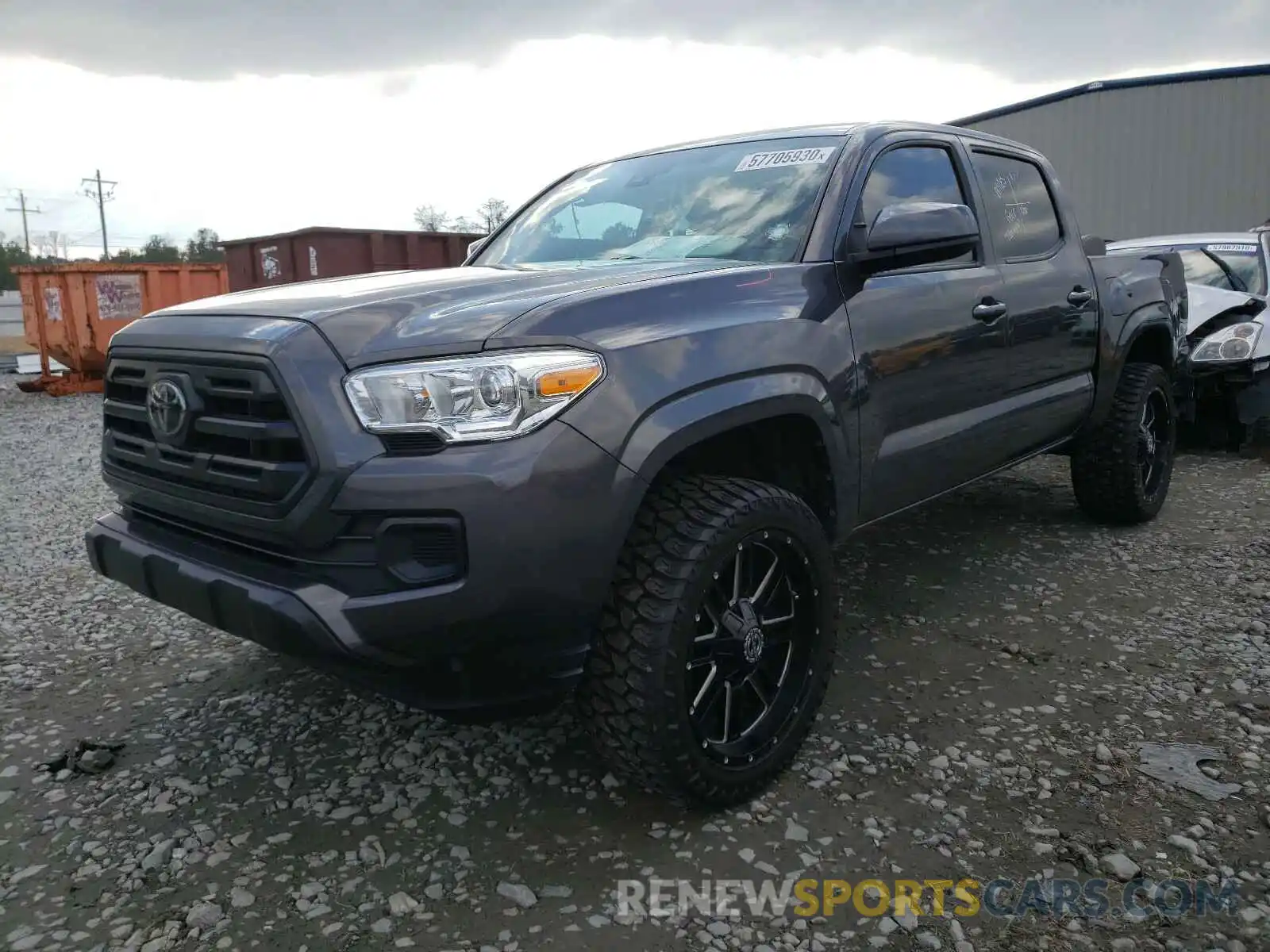 2 Photograph of a damaged car 5TFAX5GN1KX142706 TOYOTA TACOMA 2019