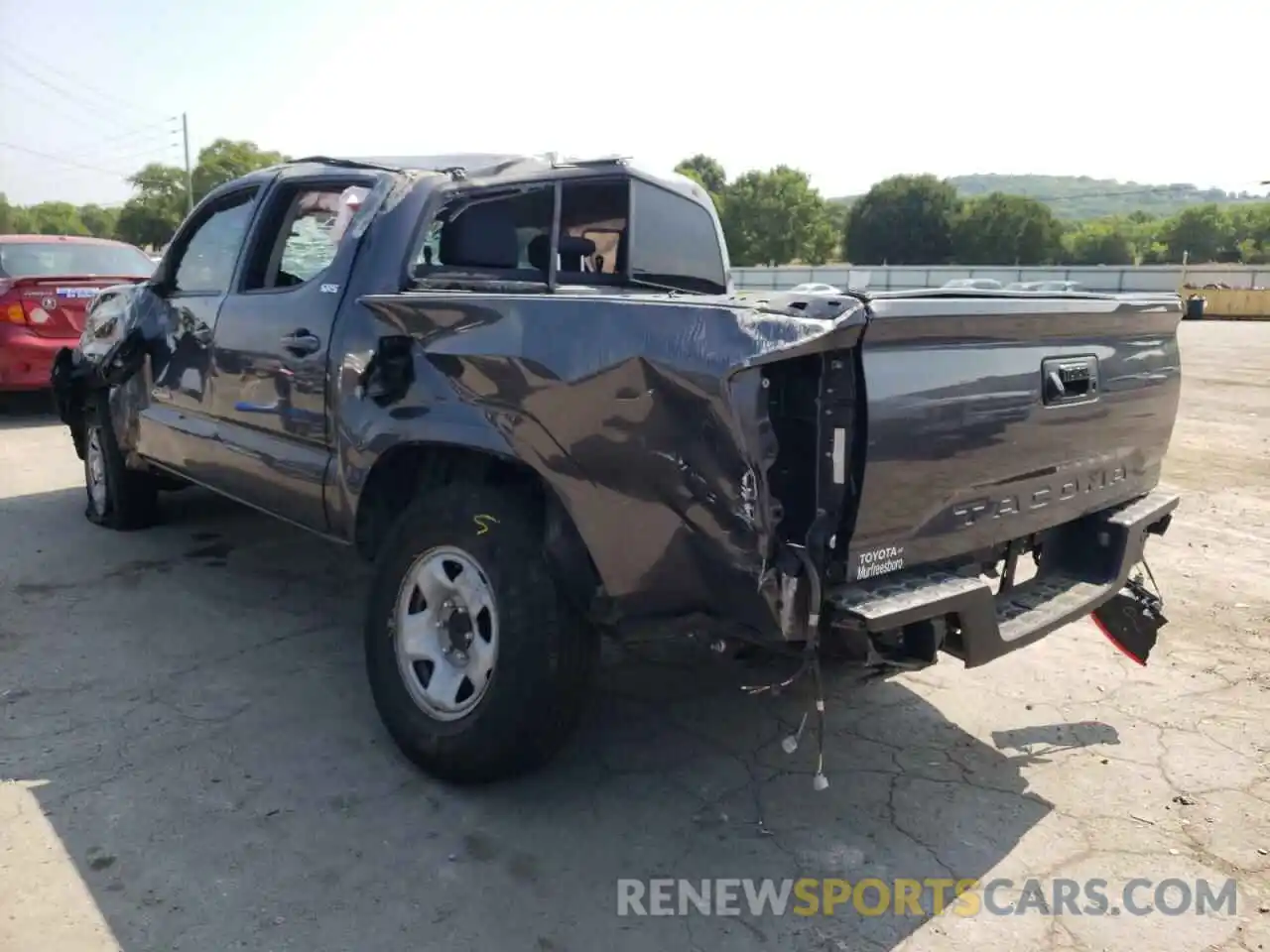 3 Photograph of a damaged car 5TFAX5GN1KX144195 TOYOTA TACOMA 2019