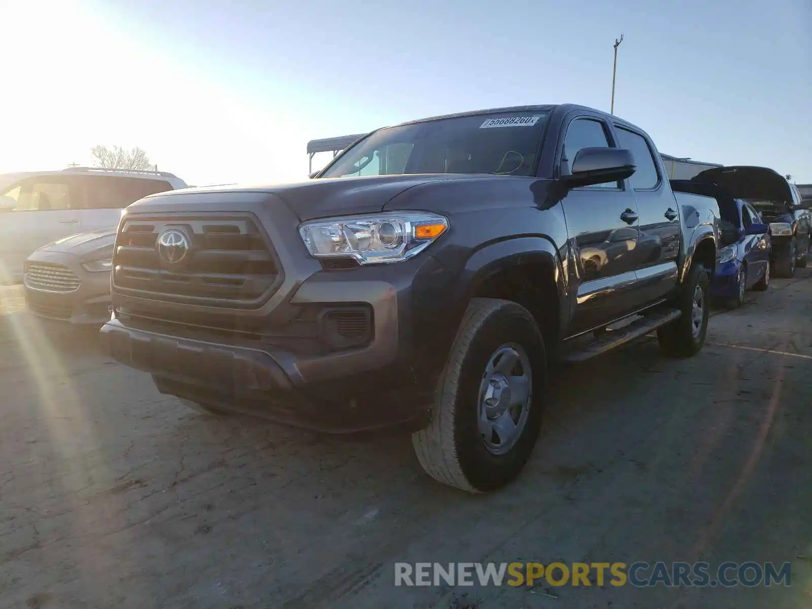 2 Photograph of a damaged car 5TFAX5GN1KX147310 TOYOTA TACOMA 2019