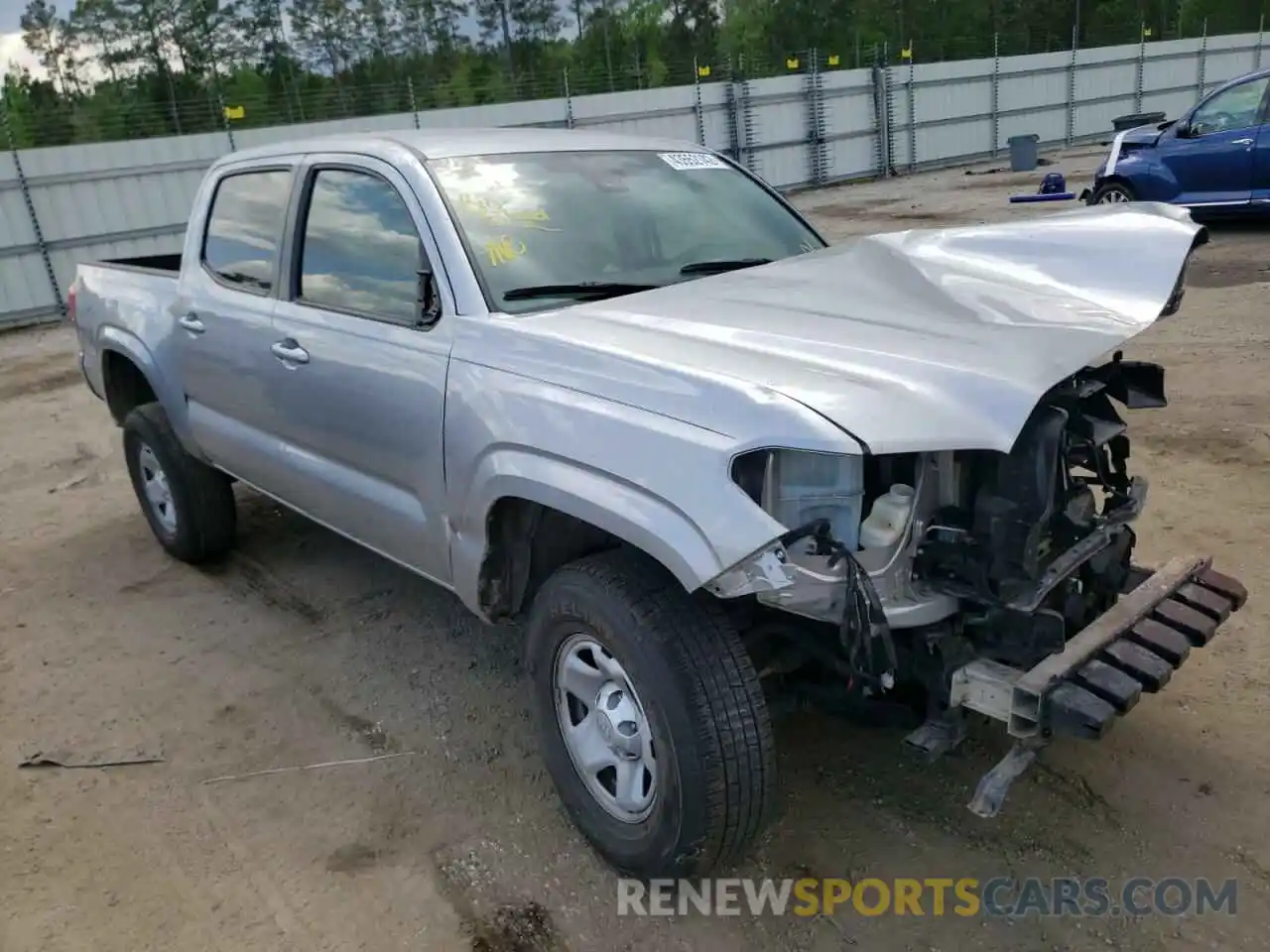 1 Photograph of a damaged car 5TFAX5GN1KX147694 TOYOTA TACOMA 2019