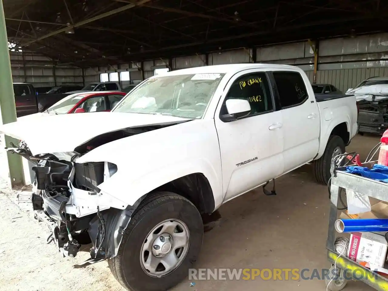 2 Photograph of a damaged car 5TFAX5GN1KX150417 TOYOTA TACOMA 2019