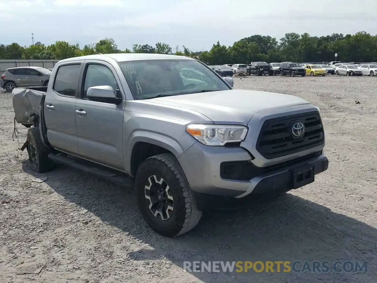 1 Photograph of a damaged car 5TFAX5GN1KX150756 TOYOTA TACOMA 2019