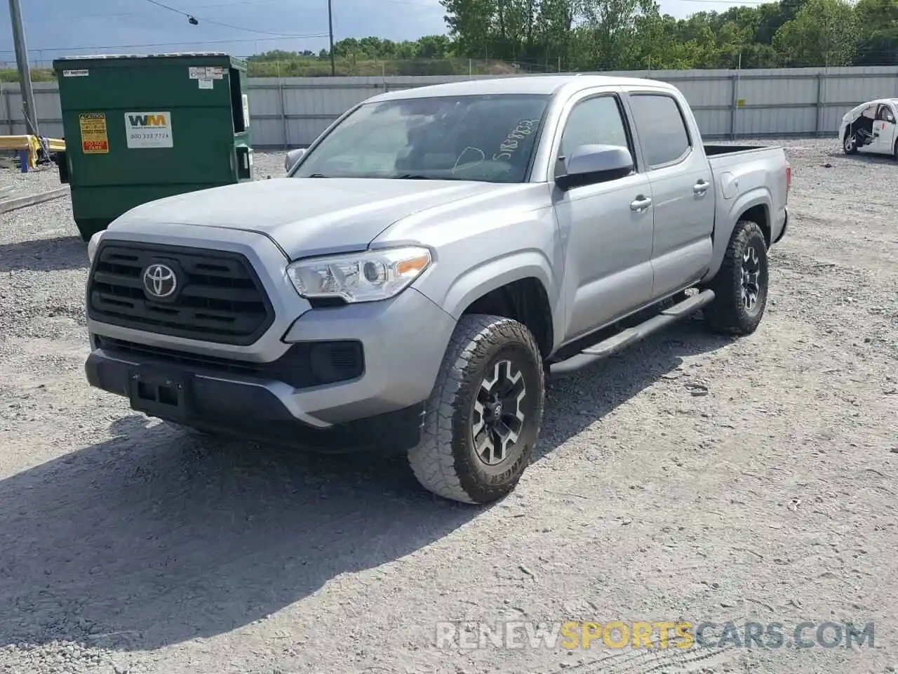 2 Photograph of a damaged car 5TFAX5GN1KX150756 TOYOTA TACOMA 2019