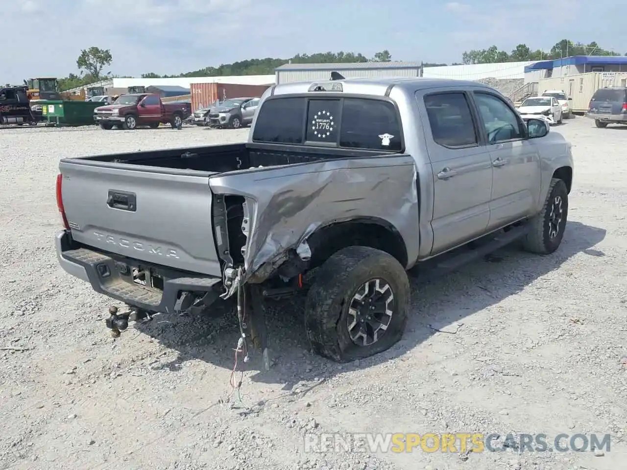 4 Photograph of a damaged car 5TFAX5GN1KX150756 TOYOTA TACOMA 2019