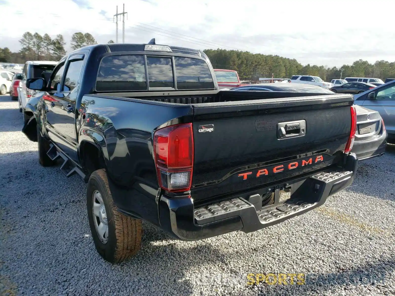 3 Photograph of a damaged car 5TFAX5GN1KX151762 TOYOTA TACOMA 2019