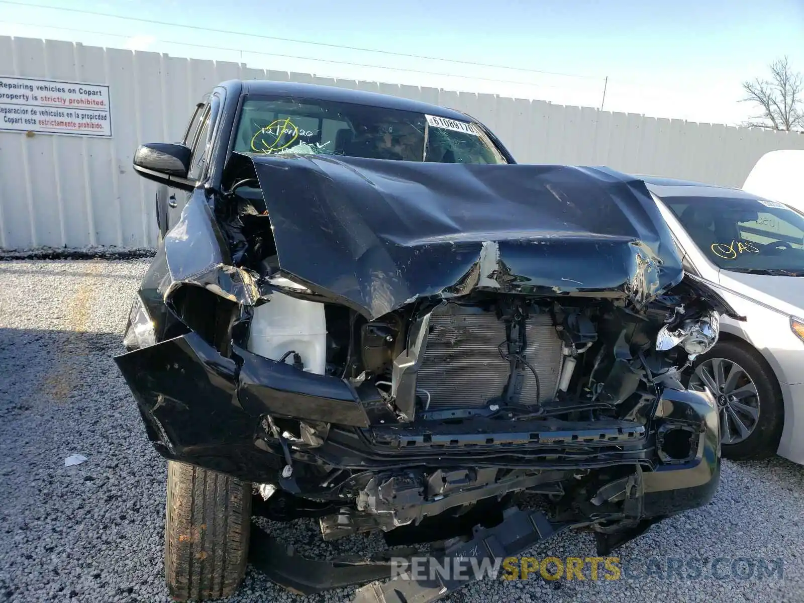 9 Photograph of a damaged car 5TFAX5GN1KX151762 TOYOTA TACOMA 2019