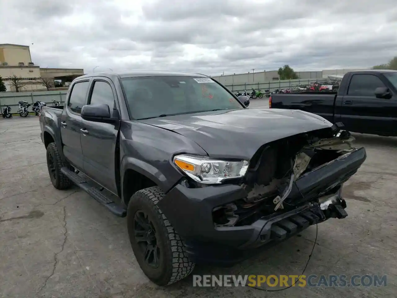 1 Photograph of a damaged car 5TFAX5GN1KX153222 TOYOTA TACOMA 2019