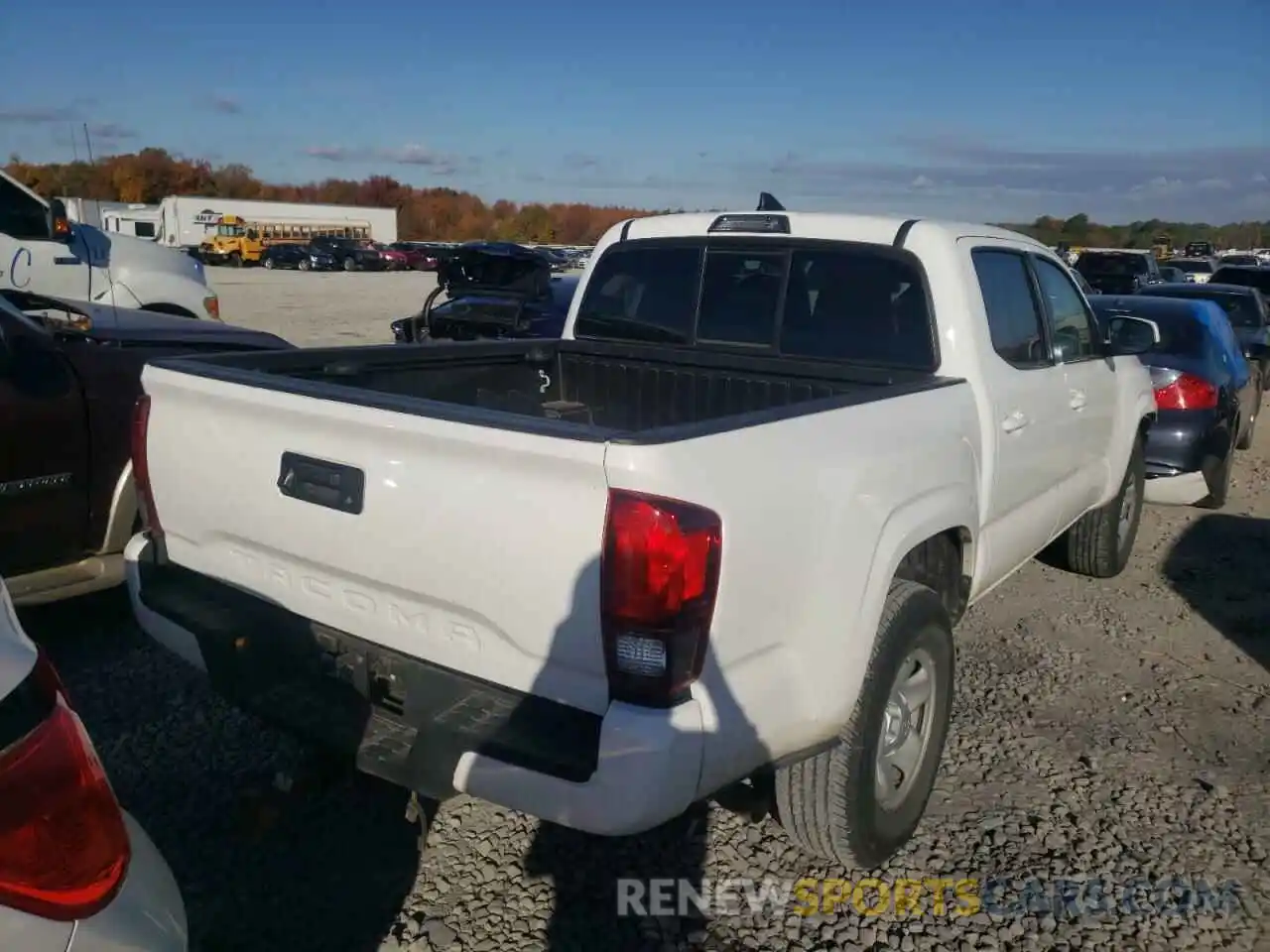 4 Photograph of a damaged car 5TFAX5GN1KX156718 TOYOTA TACOMA 2019