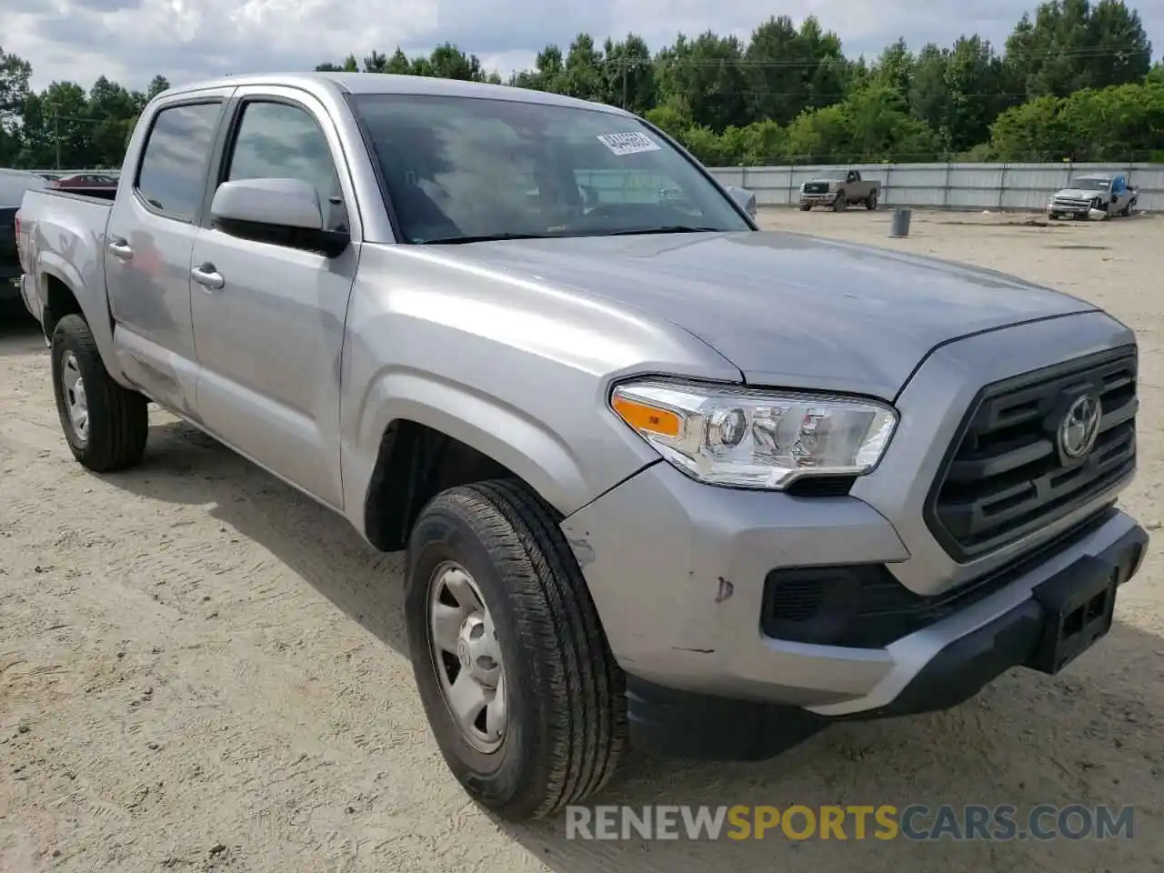 1 Photograph of a damaged car 5TFAX5GN1KX158680 TOYOTA TACOMA 2019