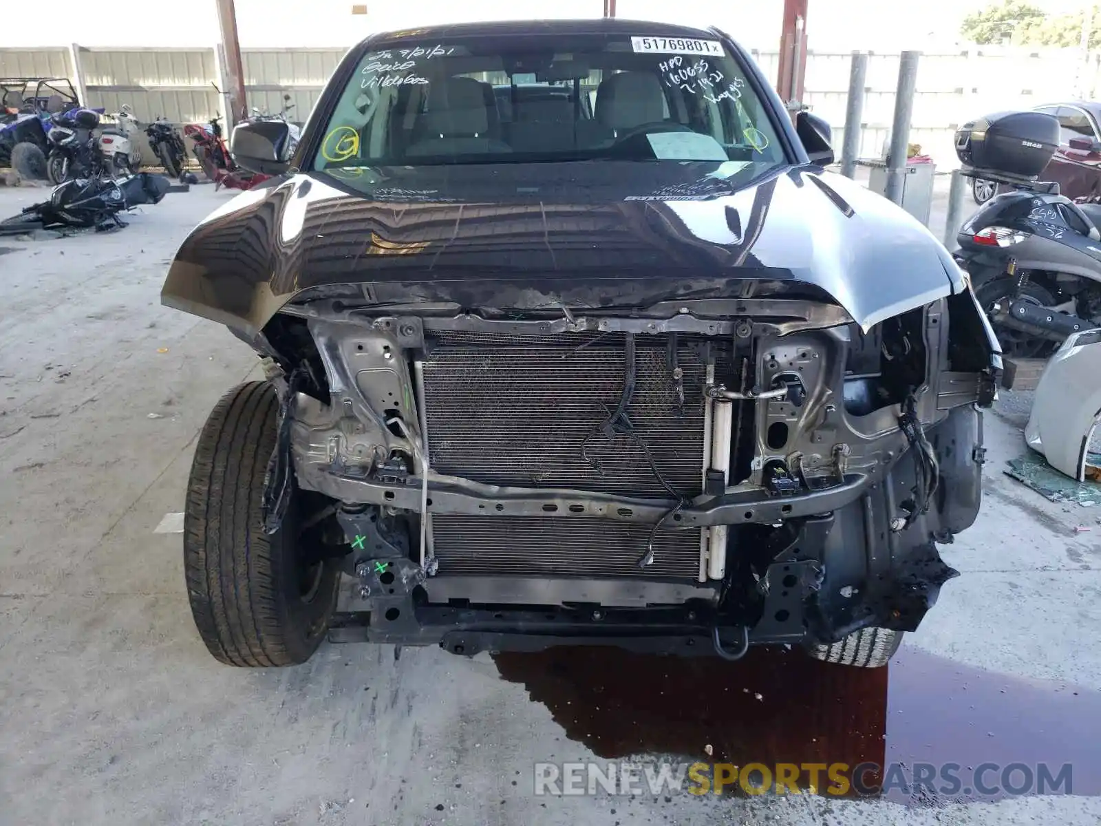 9 Photograph of a damaged car 5TFAX5GN1KX160655 TOYOTA TACOMA 2019