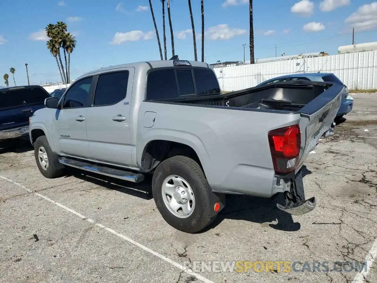 2 Photograph of a damaged car 5TFAX5GN1KX164172 TOYOTA TACOMA 2019