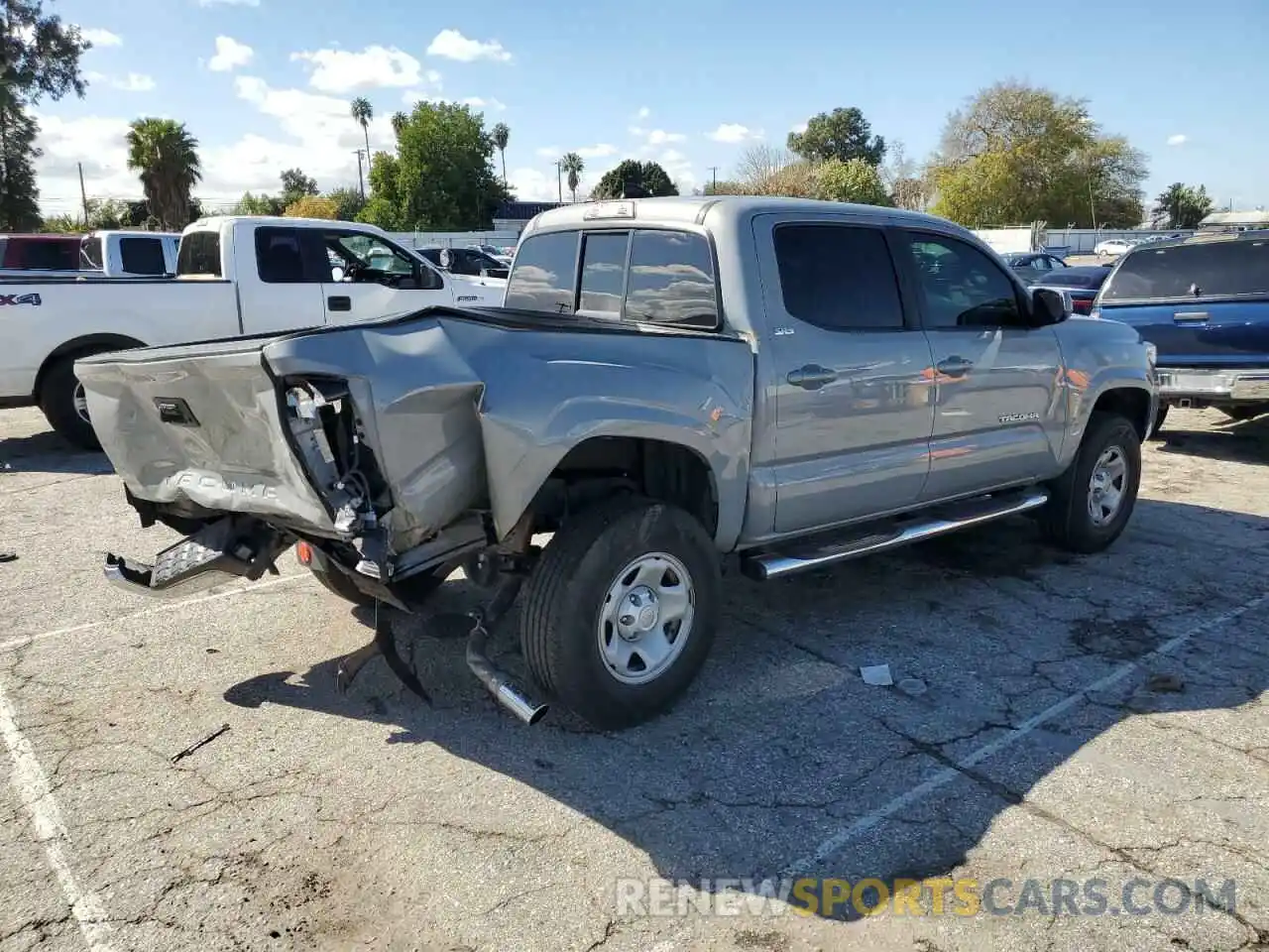 3 Photograph of a damaged car 5TFAX5GN1KX164172 TOYOTA TACOMA 2019