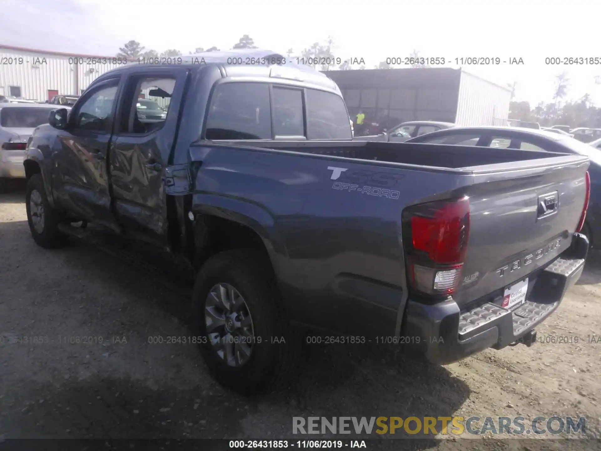 3 Photograph of a damaged car 5TFAX5GN2KX133643 TOYOTA TACOMA 2019