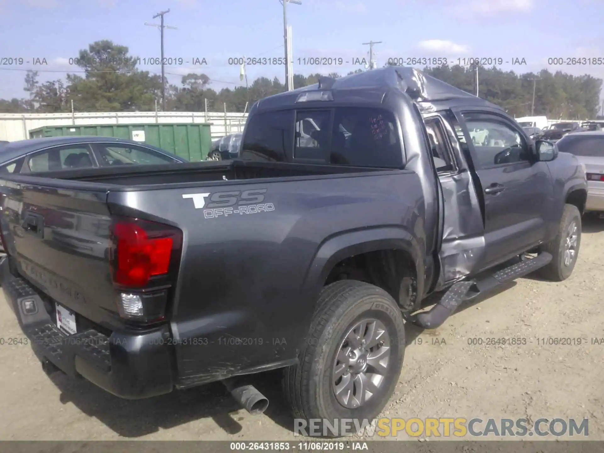 4 Photograph of a damaged car 5TFAX5GN2KX133643 TOYOTA TACOMA 2019