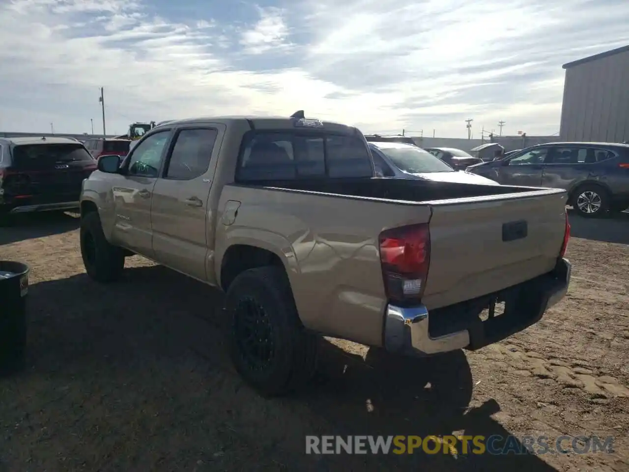 3 Photograph of a damaged car 5TFAX5GN2KX133934 TOYOTA TACOMA 2019