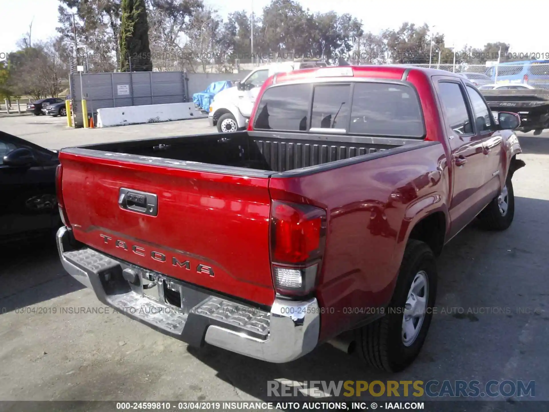 4 Photograph of a damaged car 5TFAX5GN2KX134243 TOYOTA TACOMA 2019