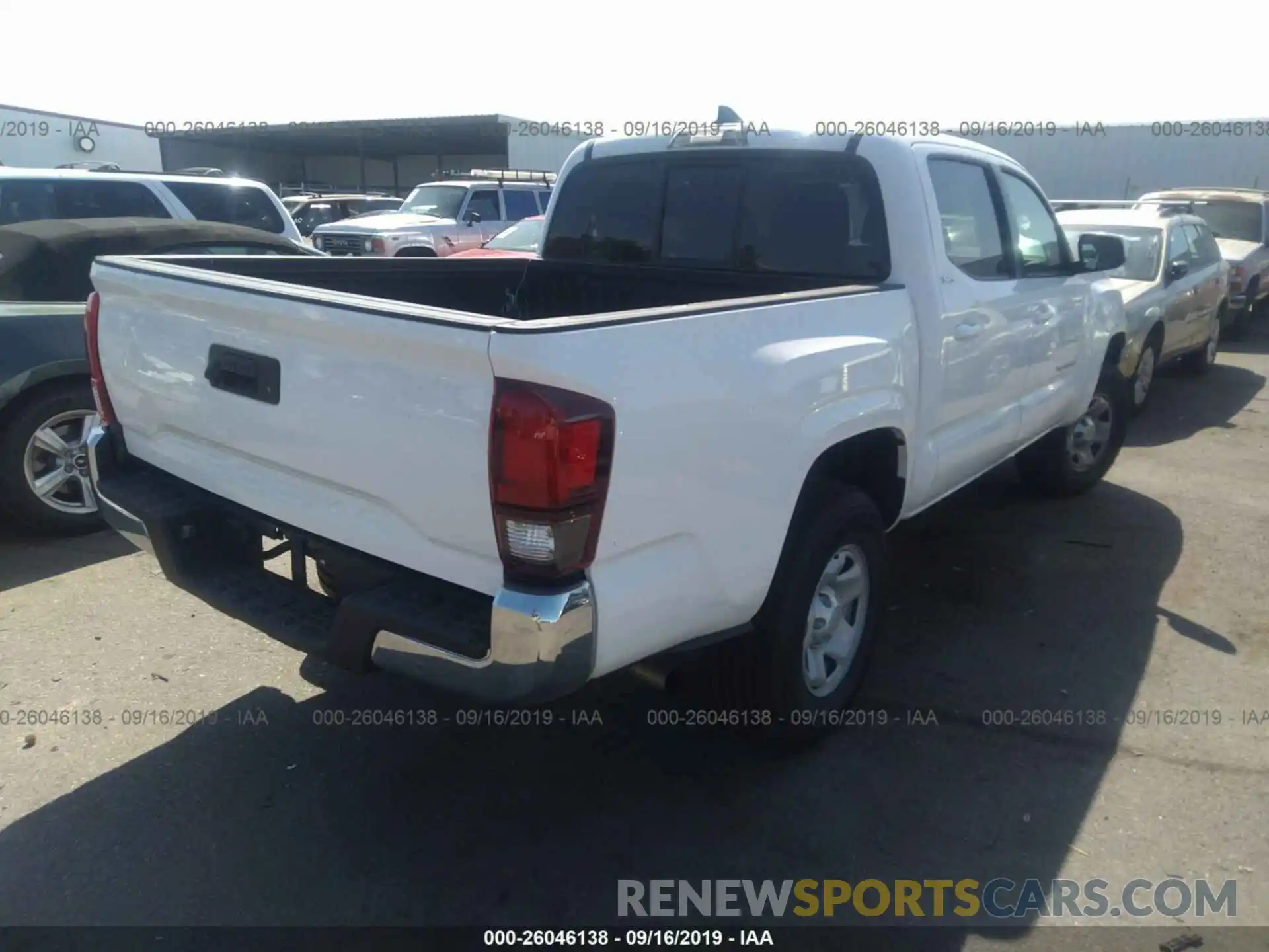 4 Photograph of a damaged car 5TFAX5GN2KX135747 TOYOTA TACOMA 2019