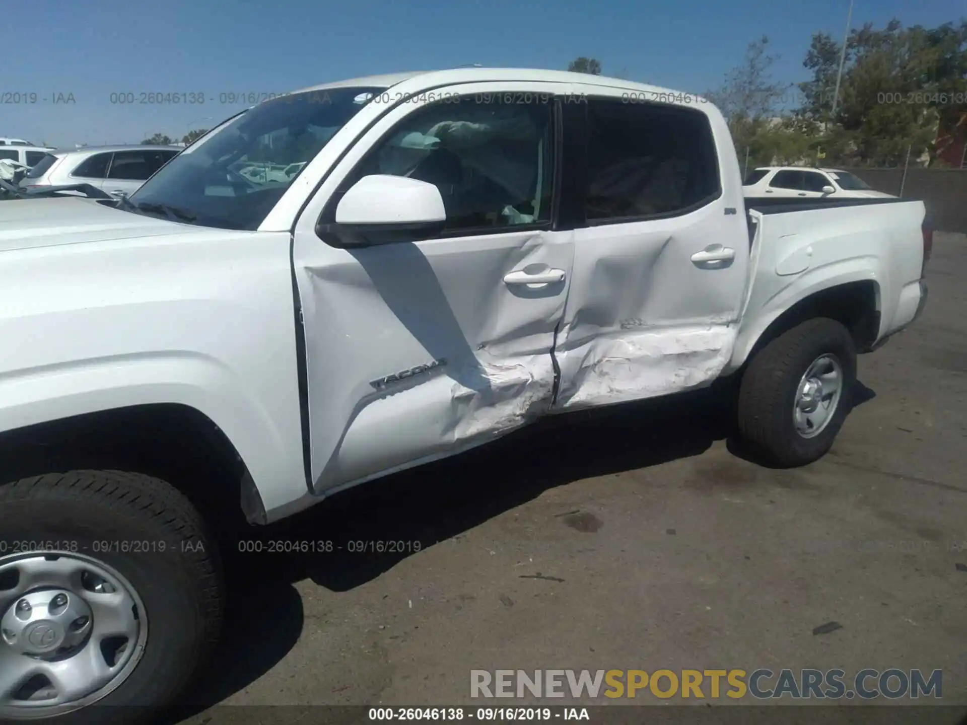 6 Photograph of a damaged car 5TFAX5GN2KX135747 TOYOTA TACOMA 2019