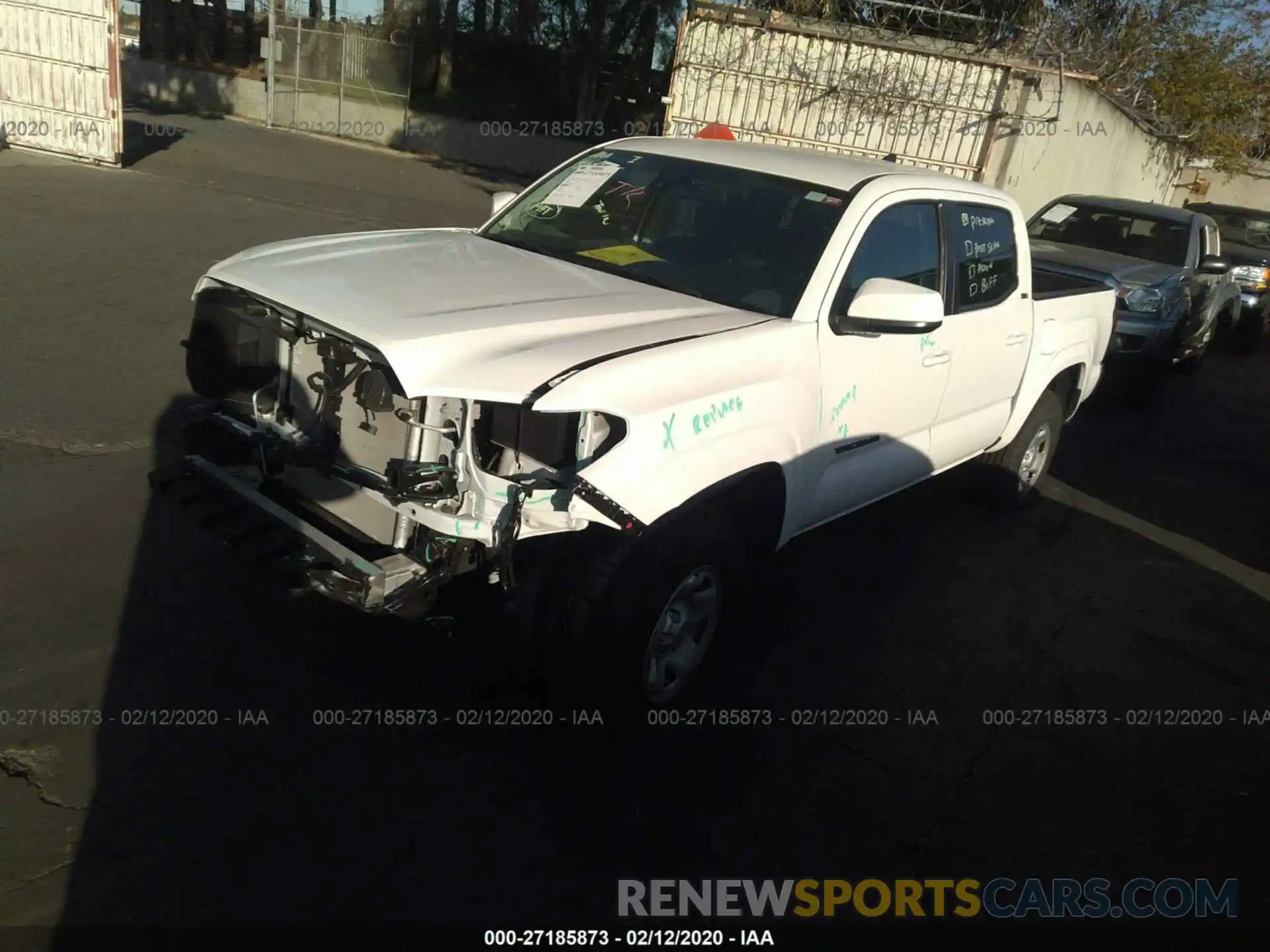 2 Photograph of a damaged car 5TFAX5GN2KX137224 TOYOTA TACOMA 2019