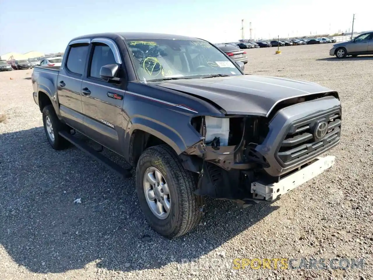 1 Photograph of a damaged car 5TFAX5GN2KX137885 TOYOTA TACOMA 2019