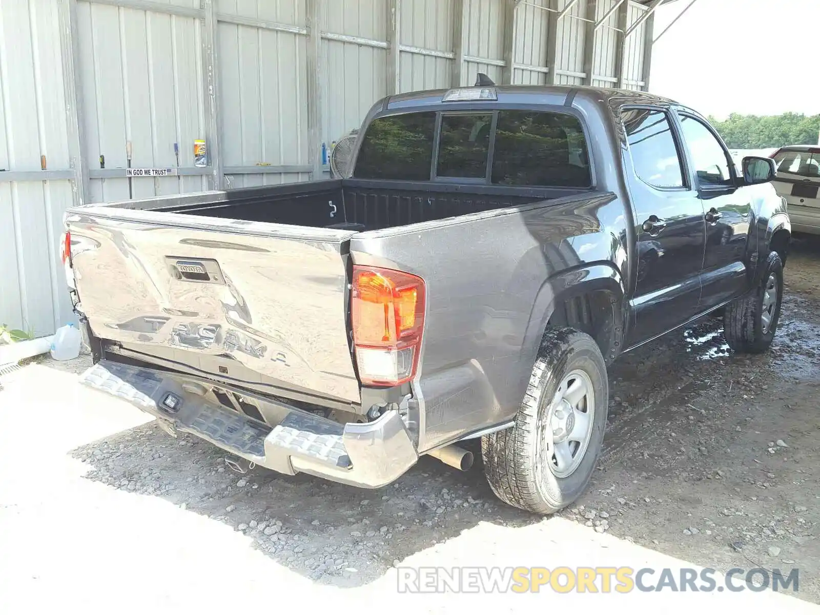 4 Photograph of a damaged car 5TFAX5GN2KX140253 TOYOTA TACOMA 2019