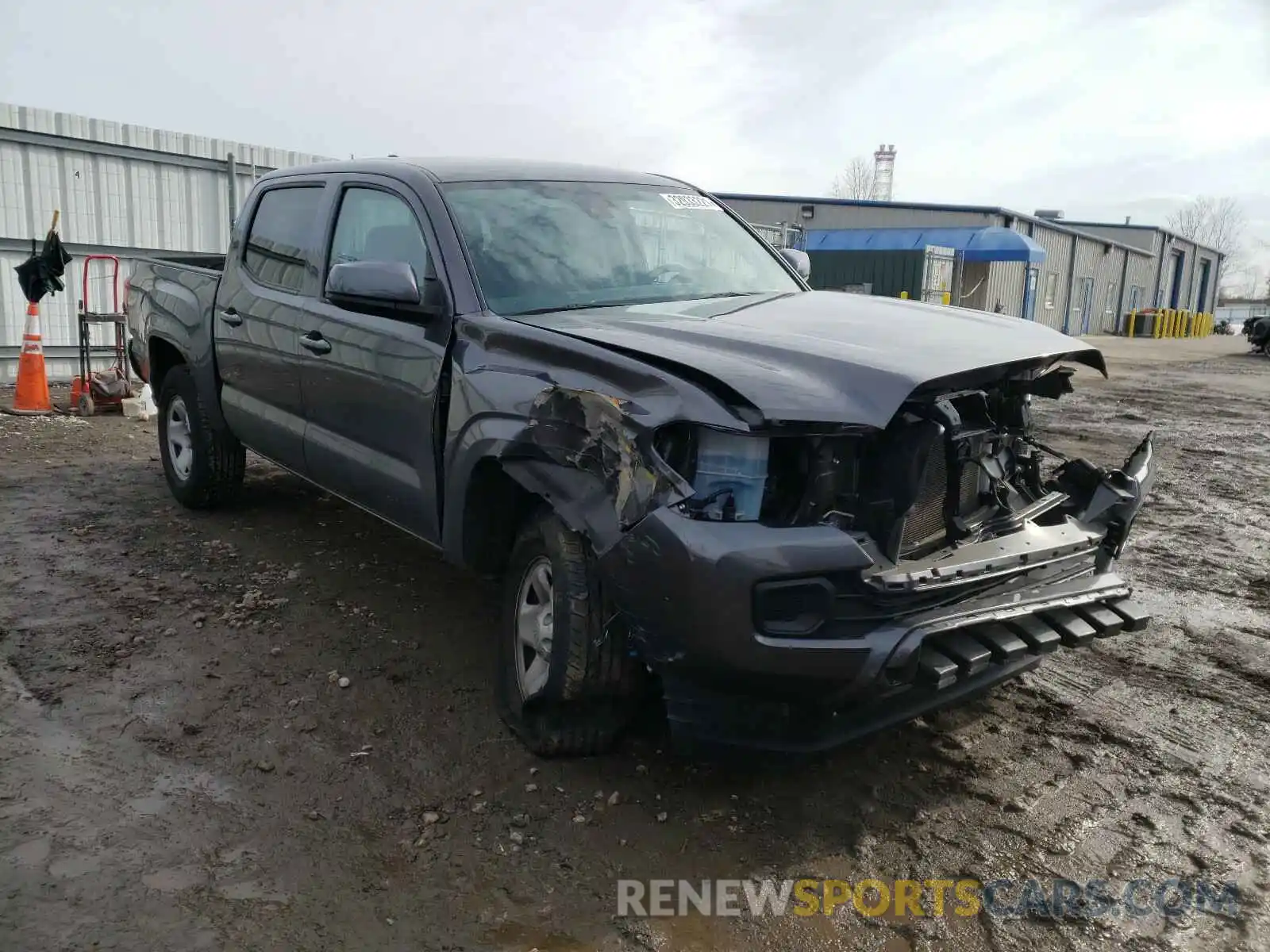 1 Photograph of a damaged car 5TFAX5GN2KX143511 TOYOTA TACOMA 2019