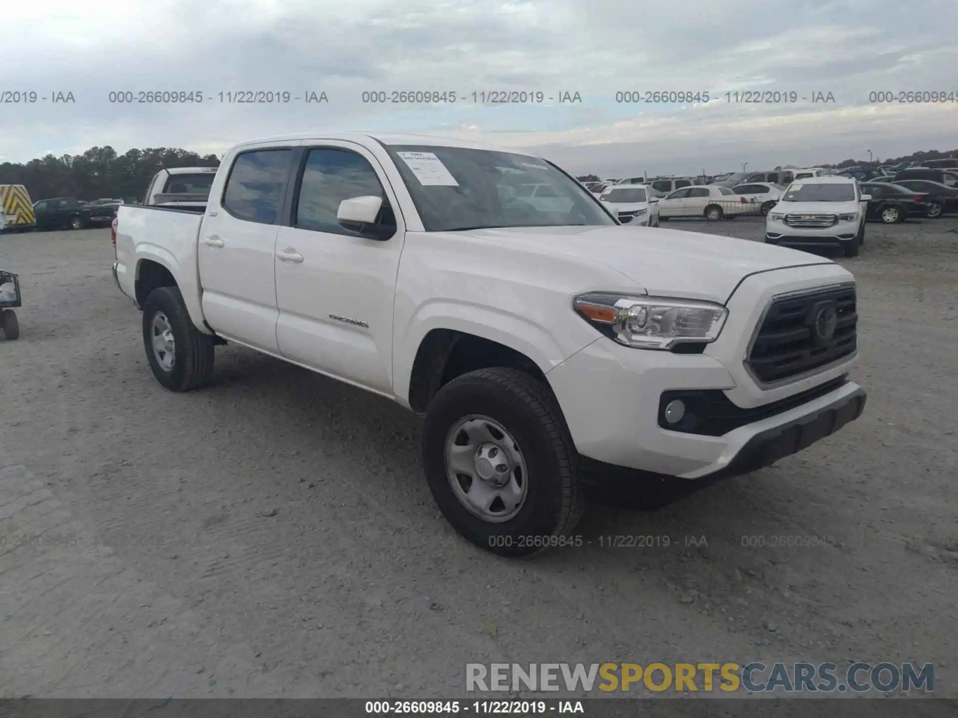 1 Photograph of a damaged car 5TFAX5GN2KX143685 TOYOTA TACOMA 2019