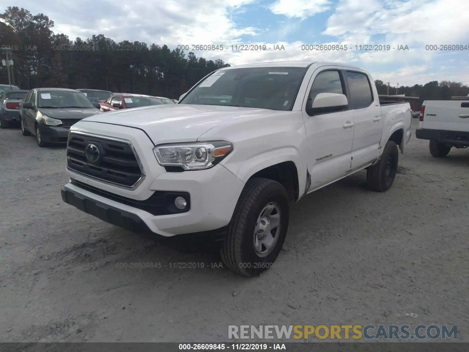 2 Photograph of a damaged car 5TFAX5GN2KX143685 TOYOTA TACOMA 2019