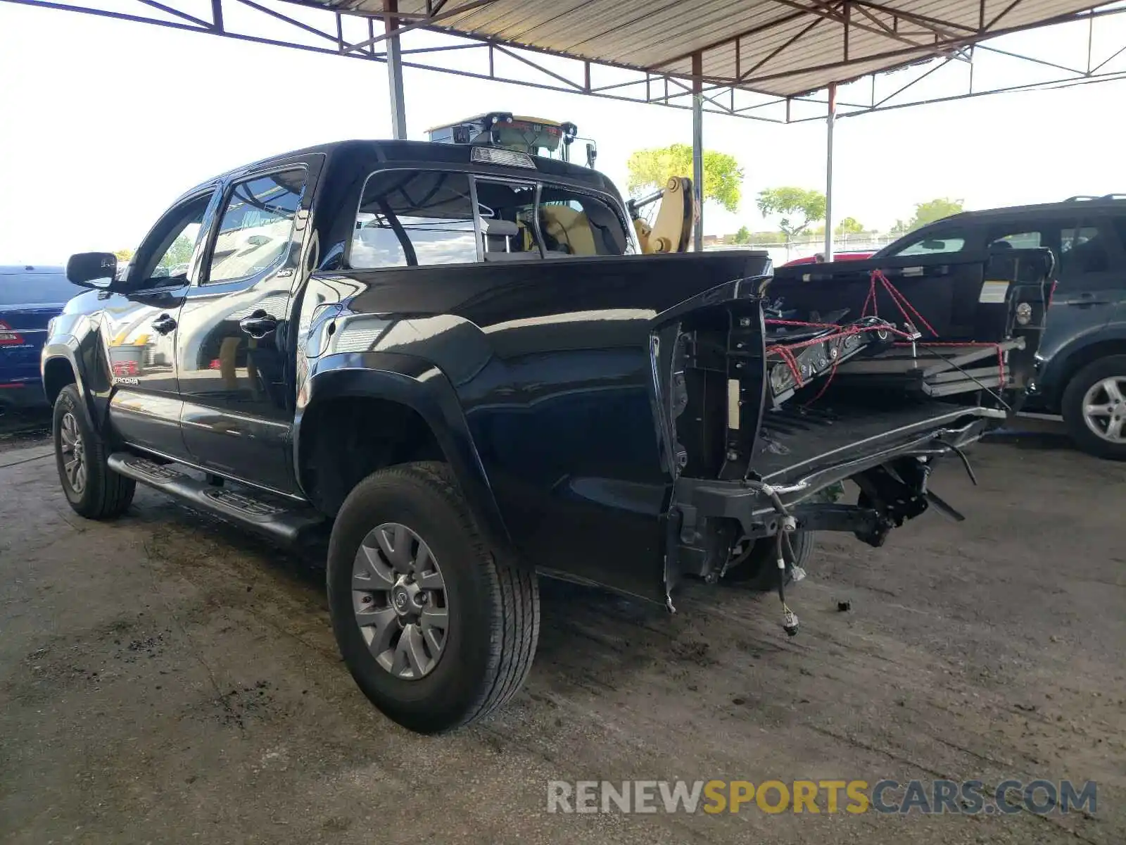 3 Photograph of a damaged car 5TFAX5GN2KX144996 TOYOTA TACOMA 2019