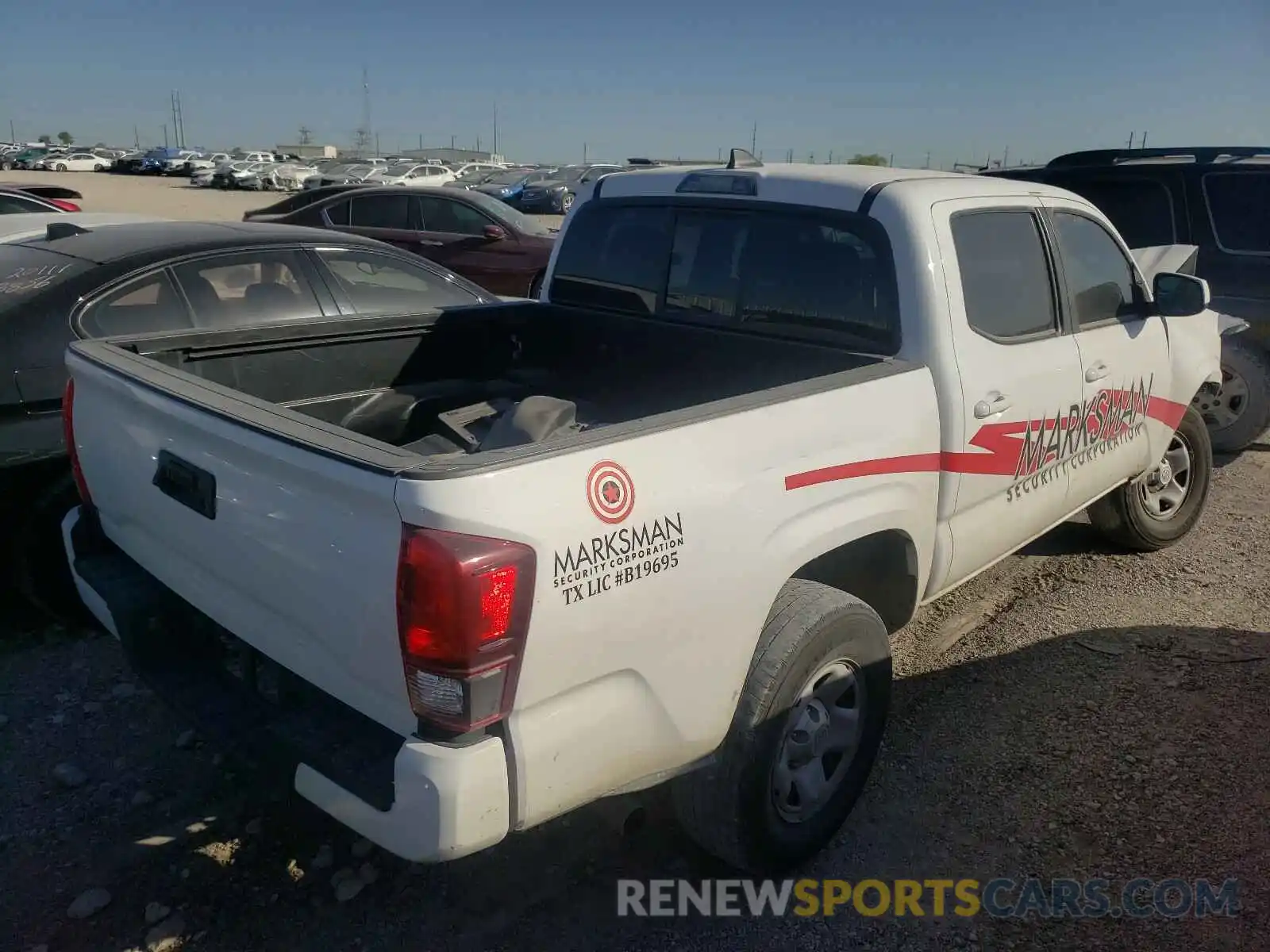 4 Photograph of a damaged car 5TFAX5GN2KX145713 TOYOTA TACOMA 2019