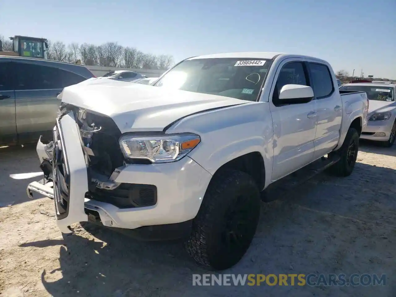 2 Photograph of a damaged car 5TFAX5GN2KX147106 TOYOTA TACOMA 2019