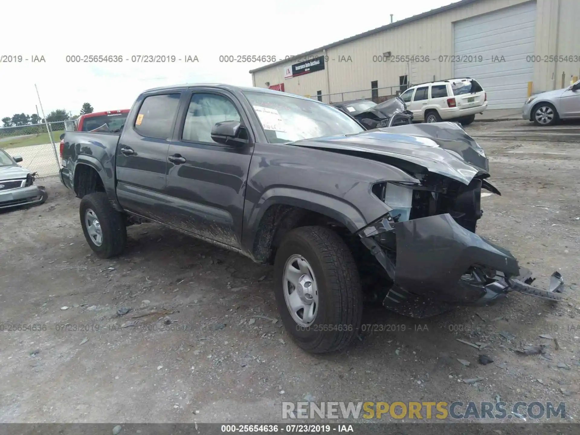 1 Photograph of a damaged car 5TFAX5GN2KX150622 TOYOTA TACOMA 2019