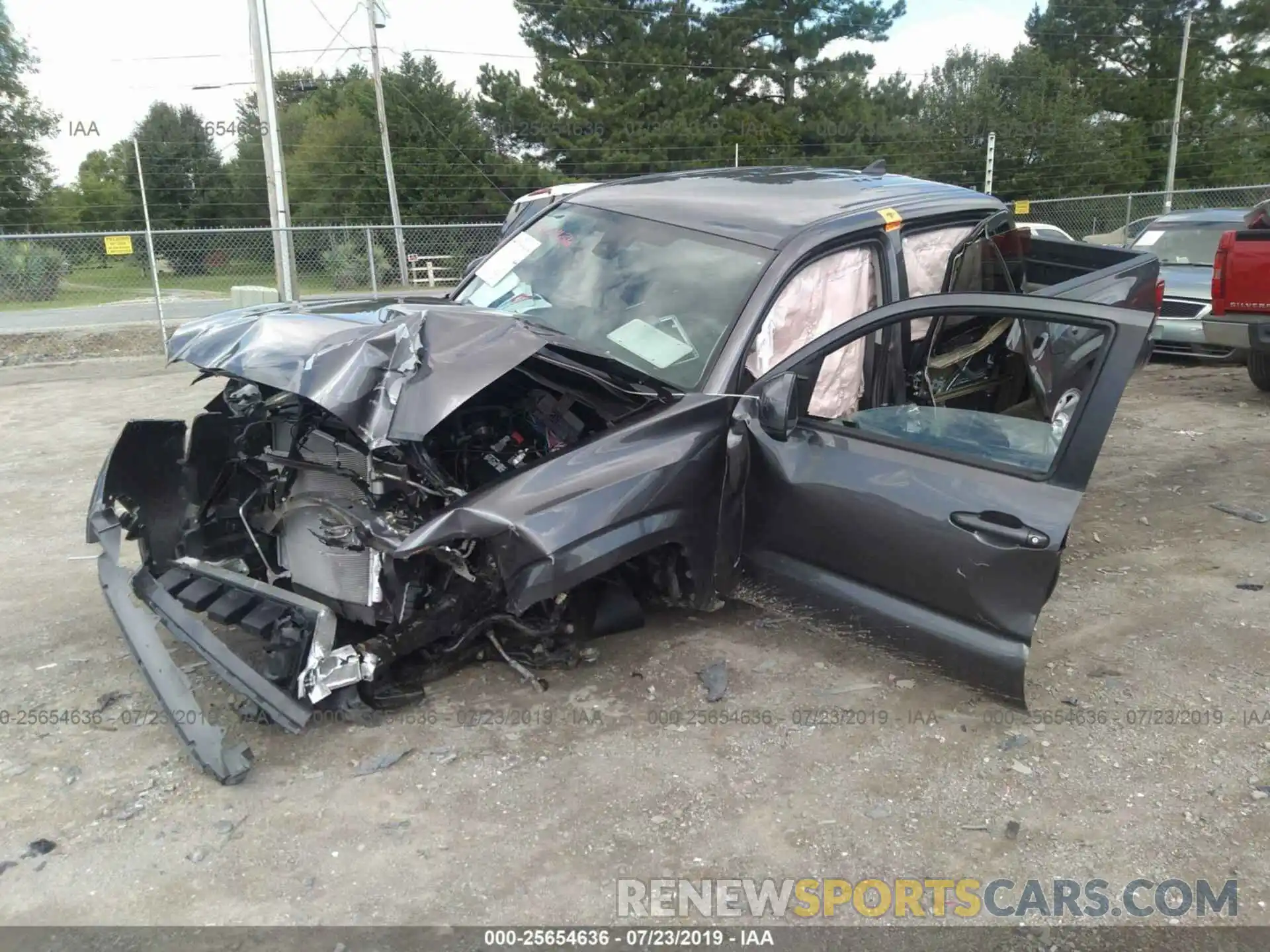 2 Photograph of a damaged car 5TFAX5GN2KX150622 TOYOTA TACOMA 2019