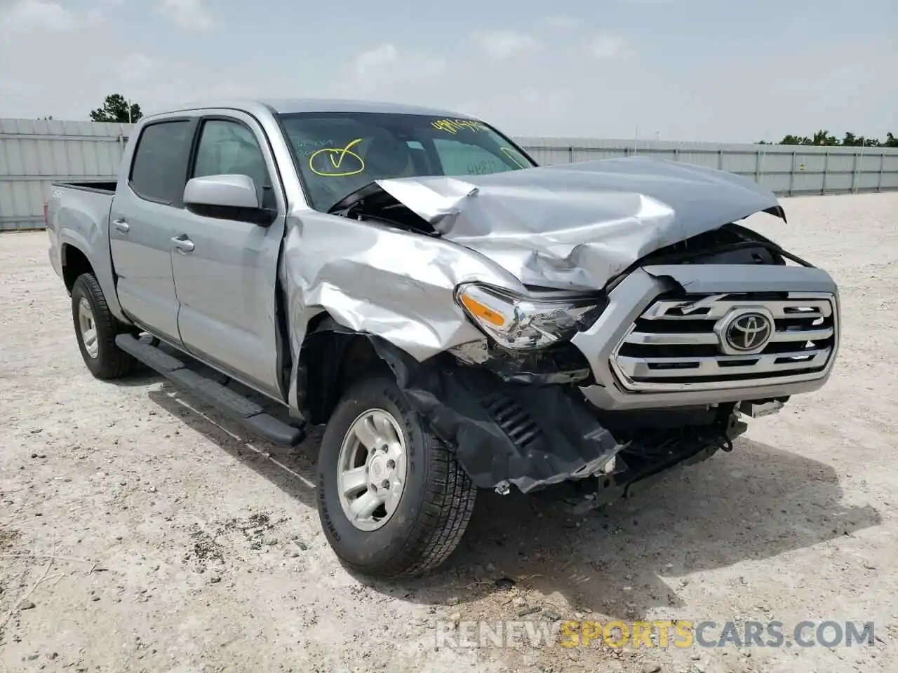 1 Photograph of a damaged car 5TFAX5GN2KX151124 TOYOTA TACOMA 2019