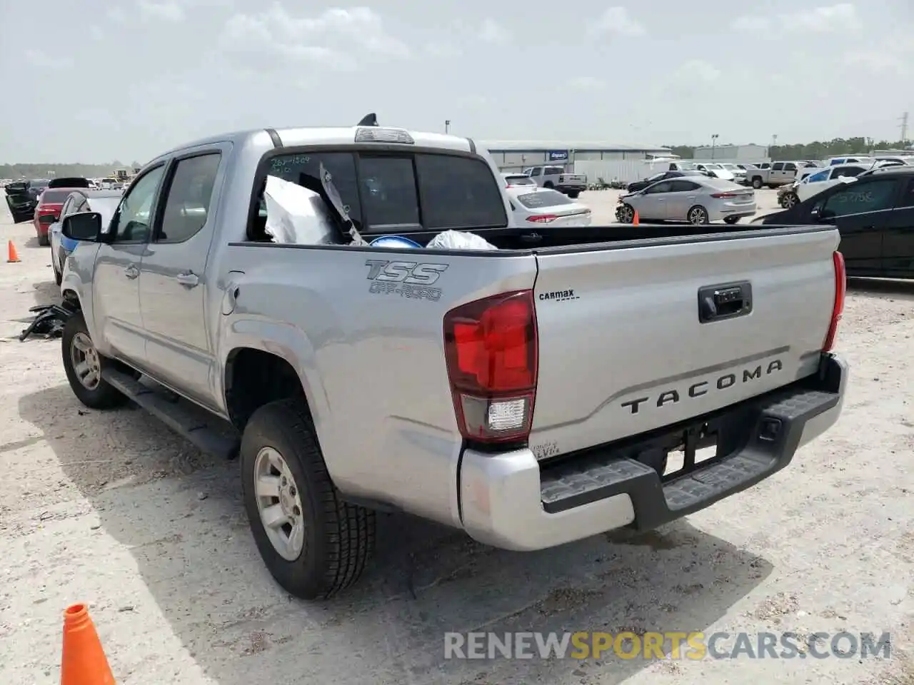 3 Photograph of a damaged car 5TFAX5GN2KX151124 TOYOTA TACOMA 2019